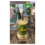 John Deere Lamp NO SHADE