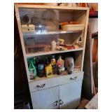 Metal cabinet and contents