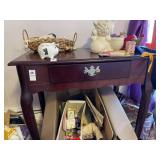 Wooden side table -** No other contents** - 28 x