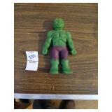 Vintage rubber Hulk figure