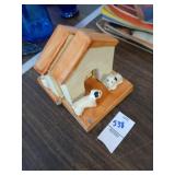Vintage dog bookends