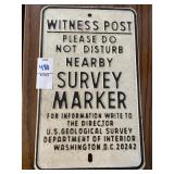 Metal sign - 6.5 x 10.5