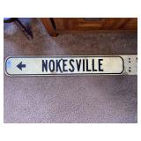 Metal sign - 34 x 5 inches