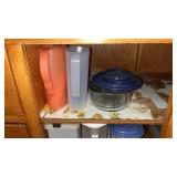 Lot of Food Containers and Pitchers