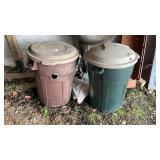 2 Garbage Cans