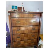 MCM chest of drawers- unfinished top with