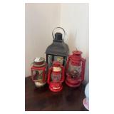 Lot of 4 Table Lanterns
