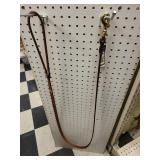 1 leather dog leashes 6ft.