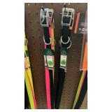 7 Nylon Dog Collars 15 ï¿½ & dog whistle