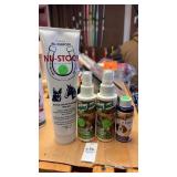 Lot of Animal Ointments and Cleaners