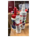 Dog Ointment, Cleaning Solution, and Foot