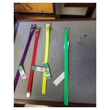 Assortment of dog collars 13in