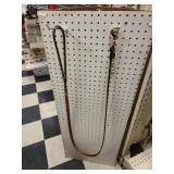 2 leather dog leashes 6ft.