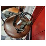 Leather dog harness small