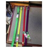 Assortment of dog collars 17in.