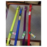 Assortment of dog collars 17in.