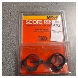 Millett scope rings