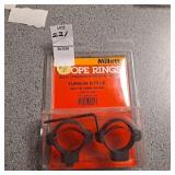 Millett scope rings