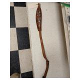 Leather carry strap with multiple deer, QD