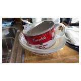 Campbells Bowls and Mug