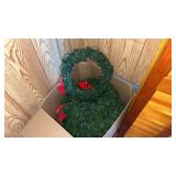 Box of 9 Christmas Wreaths
