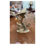 vintage Andrea by Sadek brass hummingbirds