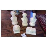 Mini  Halbe busts, model White House & Jefferson