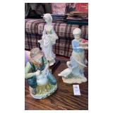 (3) figure statues