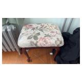 Floral Patterned Bench