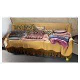 Funky Yellow Couch NO CONTENTS