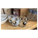 Lot of Steelers Scotch Mugs