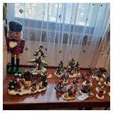 Assorted Christmas Village items
