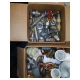Stainless and copper tubing fitting lot