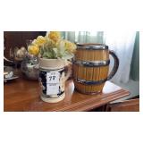 Barrel Mug and Hansel & Gretel Mini Stein