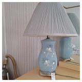 Hand painted table light, 19 inches tall