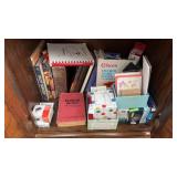 Lot of CookBooks, Stationary Supplies