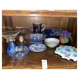 Vintage trivet, glassware & variety