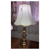 Brass table lamp