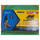 . 22 Aguila super extra 38 grains