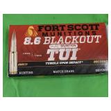 20 28gr 8.6 Blackout  Fortscott lead fire