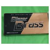 380 auto 95 gr. FMJ Blazer brass 50 center fire