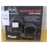 Buck masters scope rings