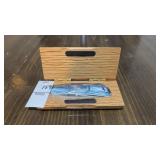 Winter Deer Pocket Knife W Case