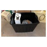 Ceramic House Figurines with Tote