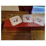 3 piece holiday bowl set