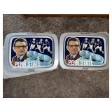 2 Coca Cola Penn State trays