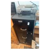 3 Drawer Metal Filing Cabinet NO KEY