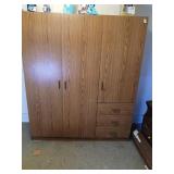 Wardrobe 72" high 61" wide 21" deep no contents