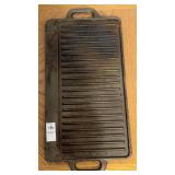 Cast Iron Double Sided Griddle 17 x 9 1/2 ï¿½