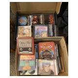 Boxes of CDs. Country and other music